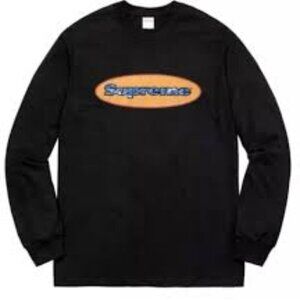 2018 Supreme Ripple Long Sleeve T Shirt Medium